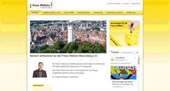 Desktop Screenshot of freie-waehler-rv.de